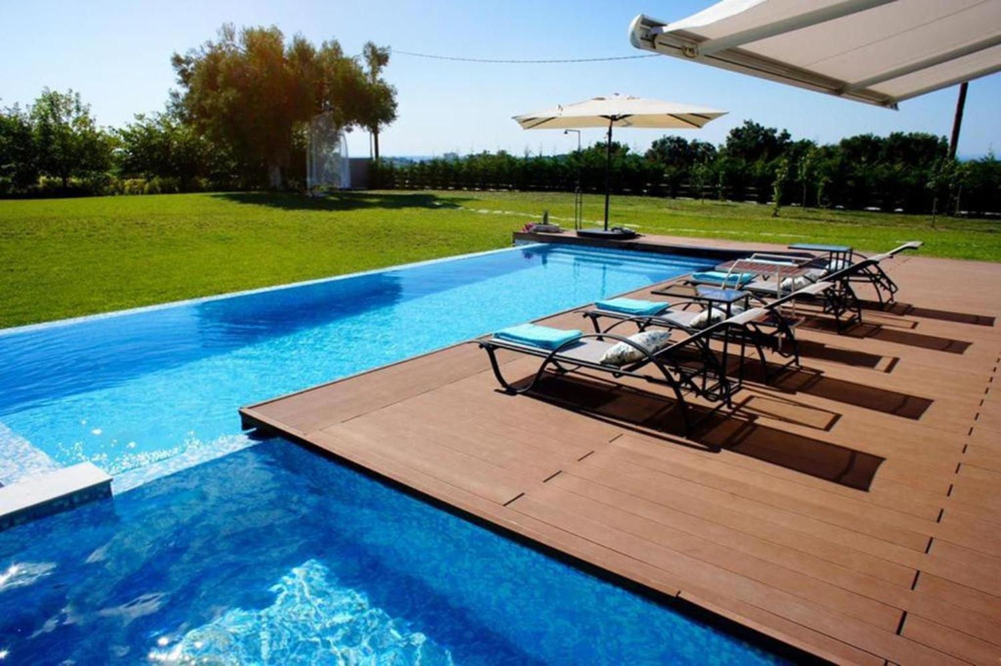 Island Villa Sani Sea View 외부 사진