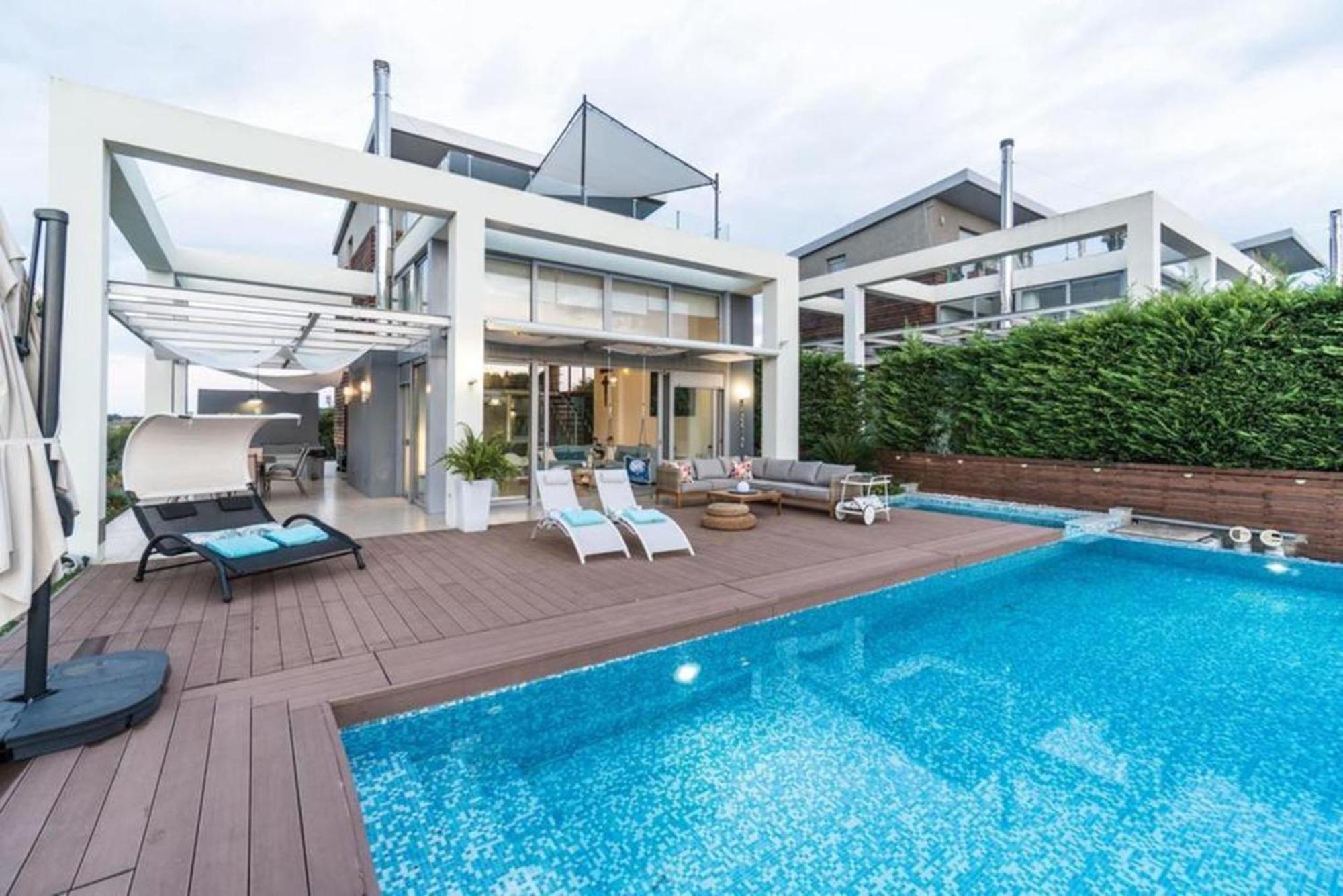 Island Villa Sani Sea View 외부 사진