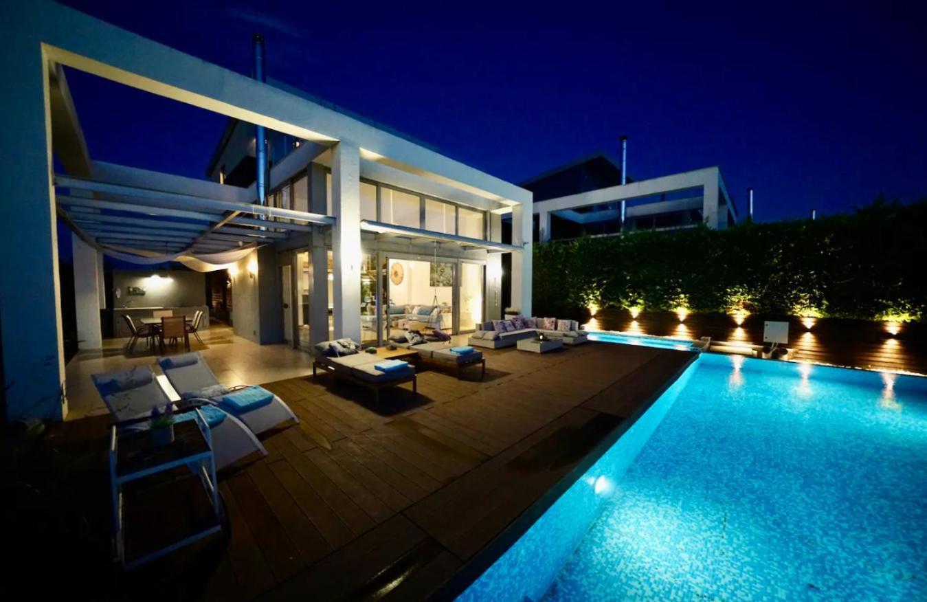 Island Villa Sani Sea View 외부 사진